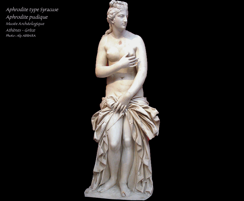Aphrodite, type de Syracuse - Aphrodite pudique - Athnes - La Grce