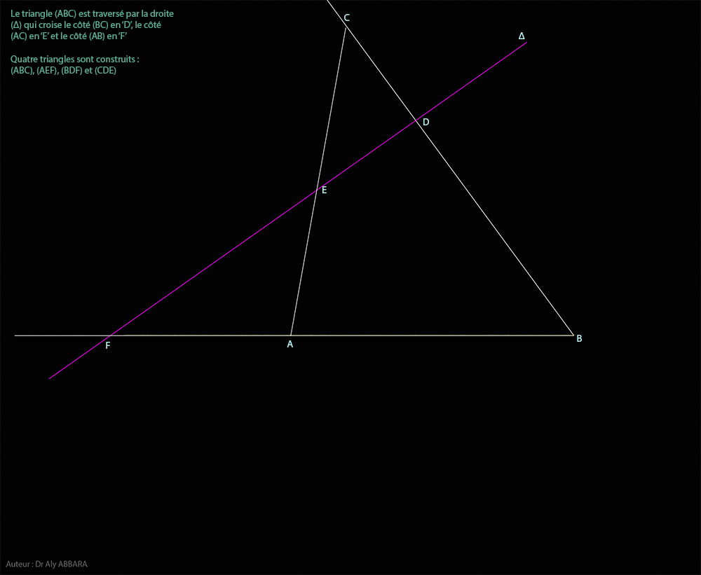 Le point et le cercle de Miquel d'un quadrilétère complet