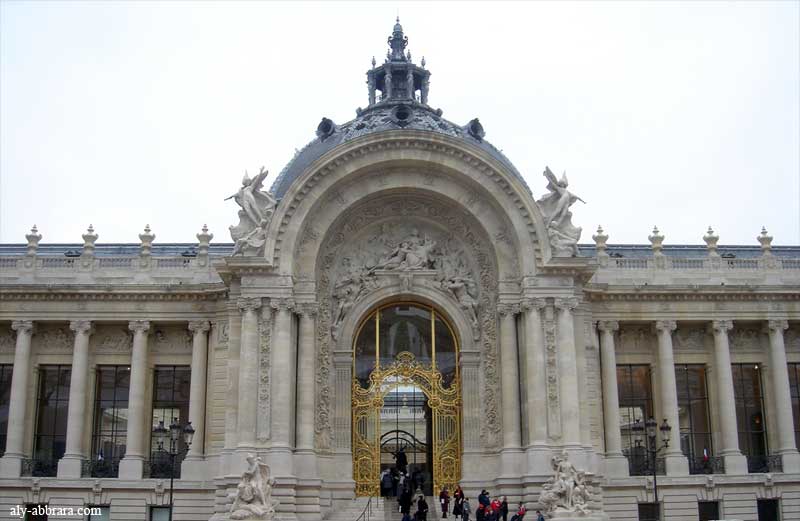 Paris : Petit Palais ; l'entrée