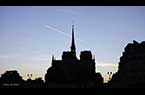 Le coucher du soleil - 2015 - août - 21 - Paris - Cathédrale de Notre Dame- France - غروب الشمس ـ باريس