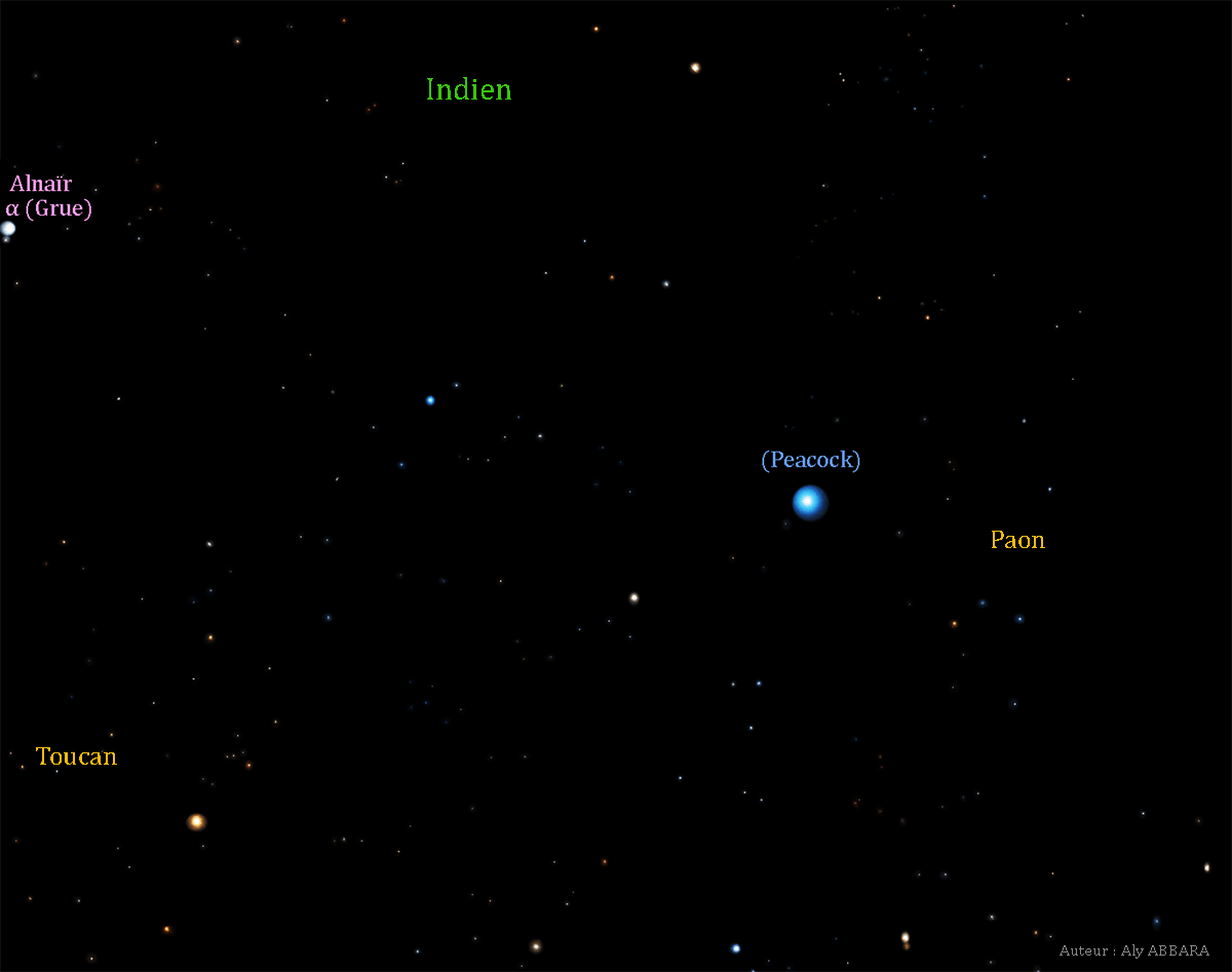 Constellation de l'Indien - Indus - (Indi - Ind)