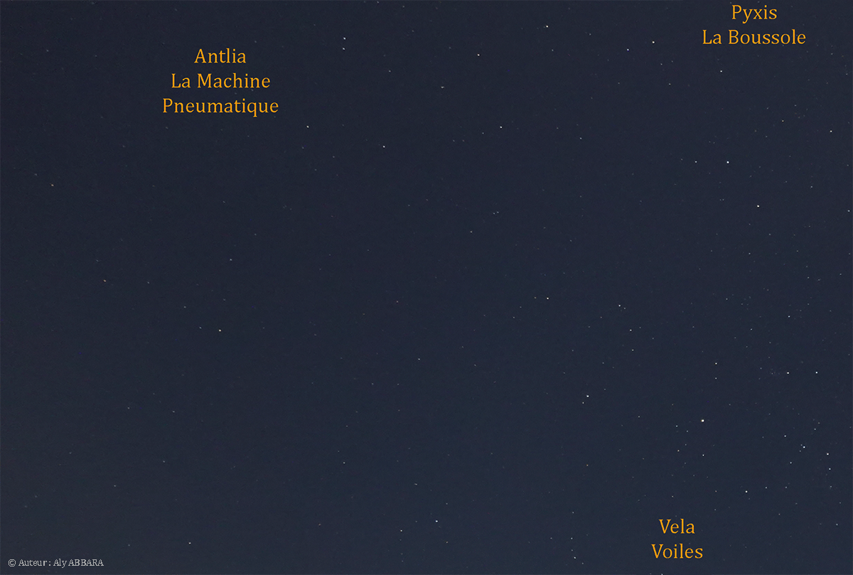 Constellation de La Machine pneumatique - Antlia - (Antilae -  Ant) - Image prise au Sud du Cambodge