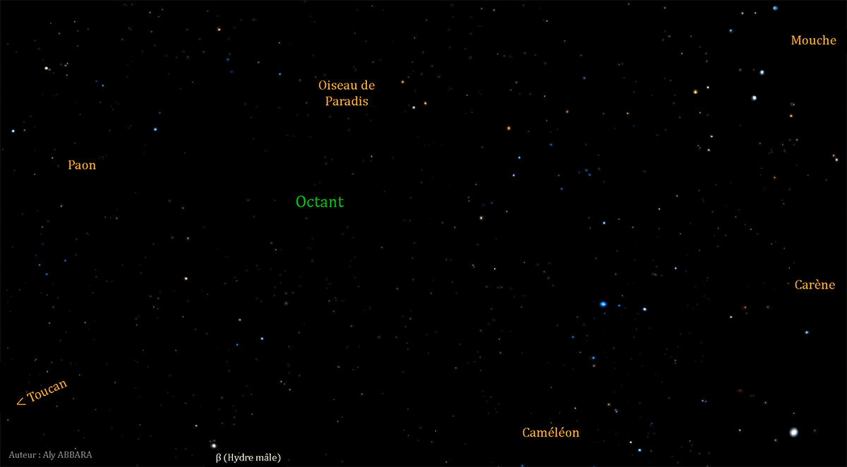 Constellation de l'Oiseau de Paradis - Apus - (Apodis - Aps)