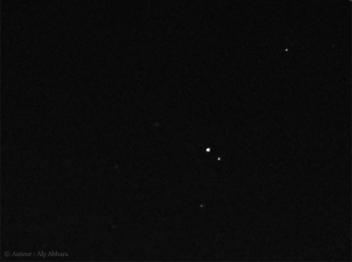 Astronomie - Constellation de la Lyre - Lyra (Lyrae - Lyr) - Les étoiles doubles visibles - Delta Lyrae 1 et 2