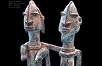 Statuette composée représentant la famille primordiale Dogon - oeuvre du peuple Dogon - Mali