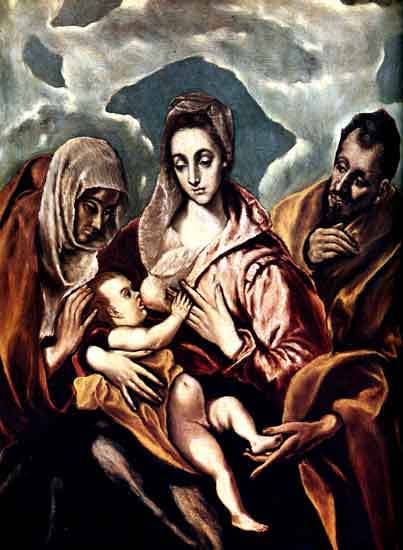 Le Greco : La Sainte Famille