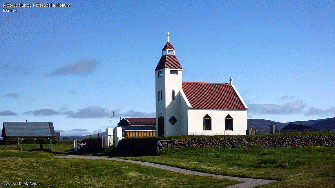Islande (Iceland) - Village de Möðrudalur - Désert d'Ódáðahraun au centre du pays