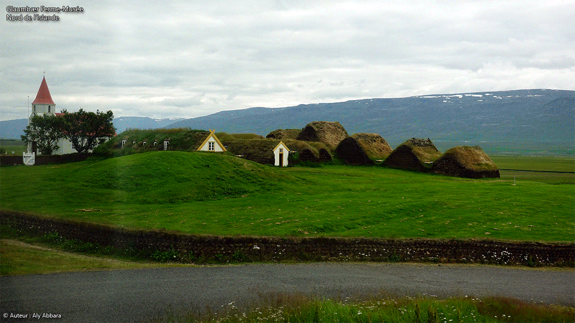 Islande (Iceland) nord - La Ferme - Musée de Glaumbær