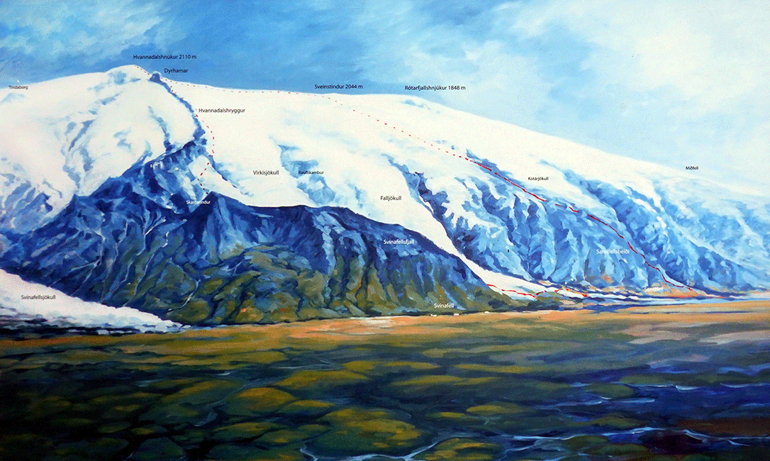 Islande (Iceland) -  Glacier Vatnajökull et ses langues méridionales - La plaine « Skeiðarársandur » - Dans le parc national de Skaftafell