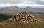 Islande (Iceland) - Ódáðahraun, désert des Hautes Terres de l'Islande - Désert des crimes - Désert des criminels - Vue panoramique