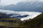 Islande (Iceland) - Glacier «Sólheimajökull» - Une ramification du glacier «Mýrdalsjökull» au sud de l'Islande
