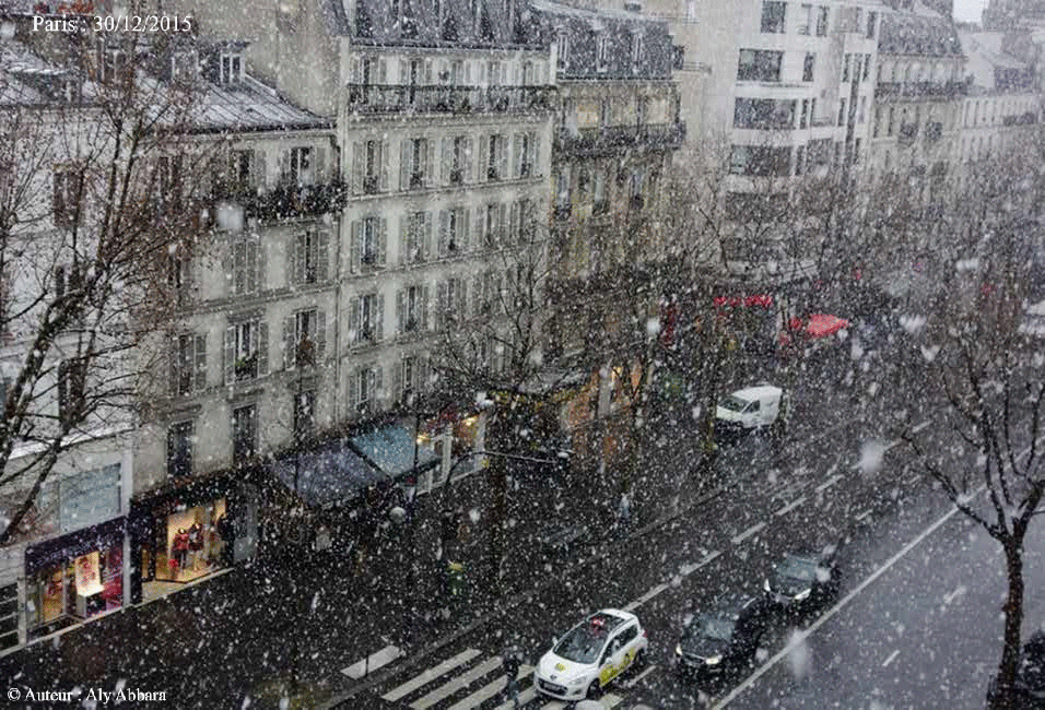 Paris sous la neige : 30 janvier 2015
